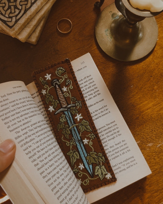 Sting Embroidered Bookmark | PREORDER