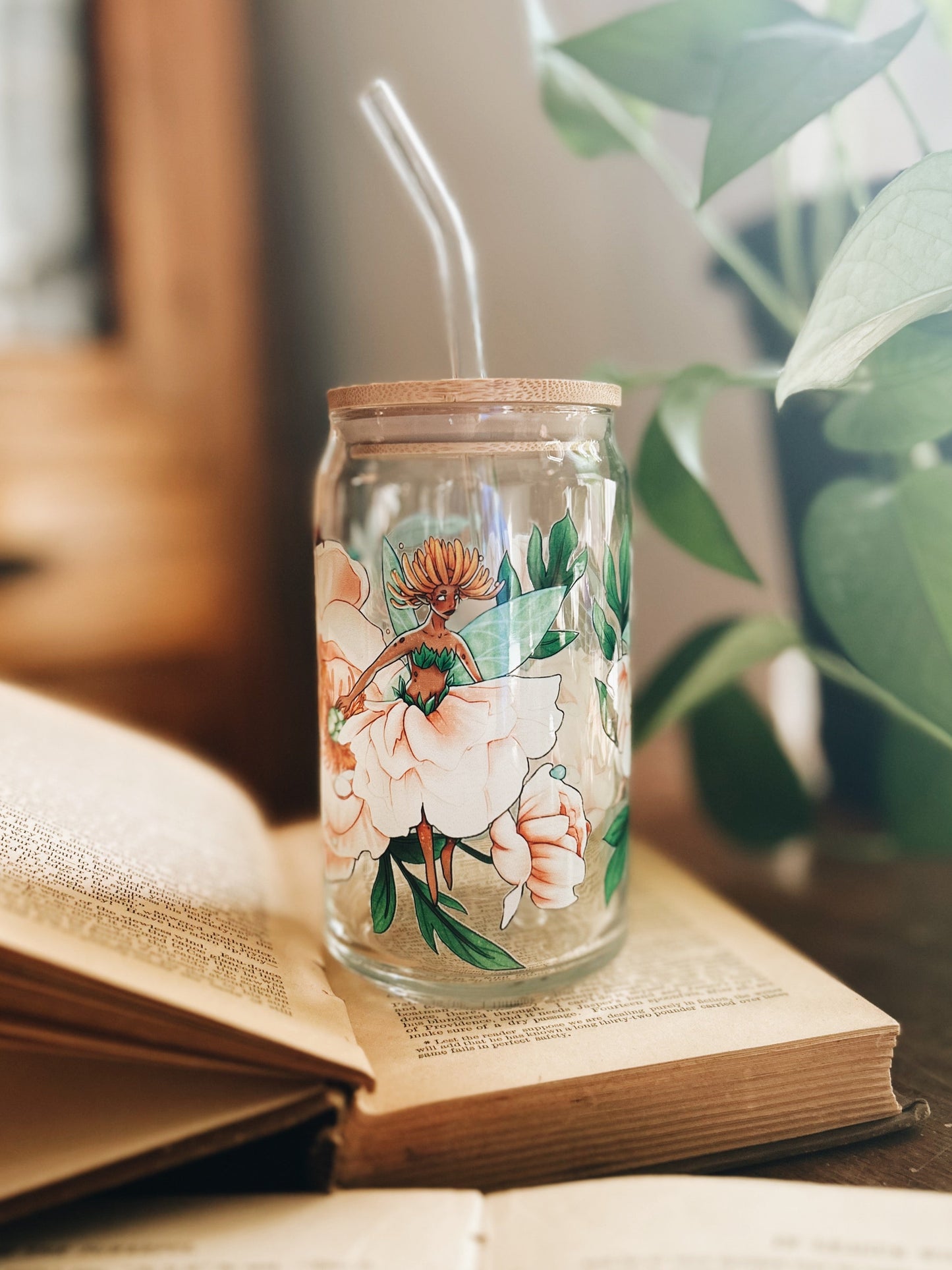 Peony Fey Glass