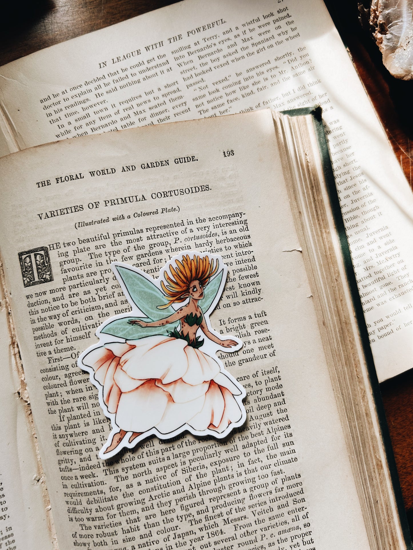 Peony Fey | Waterproof Vinyl Sticker | 3"