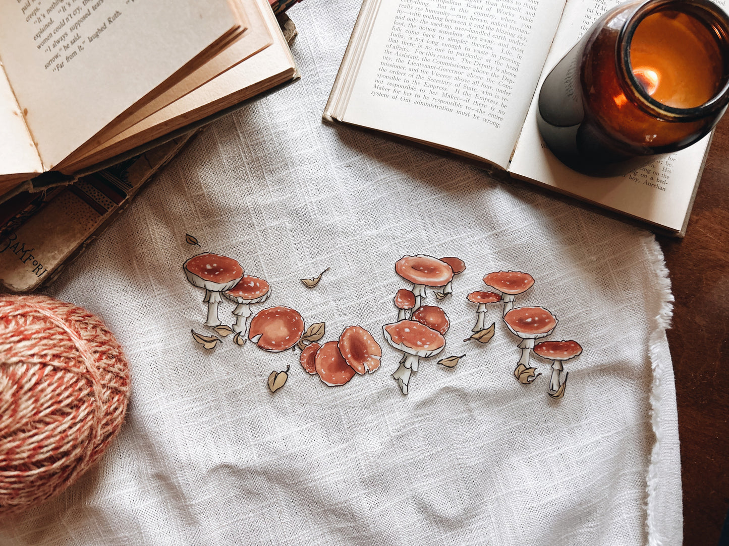 Toadstools Vinyl Sticker Sheet