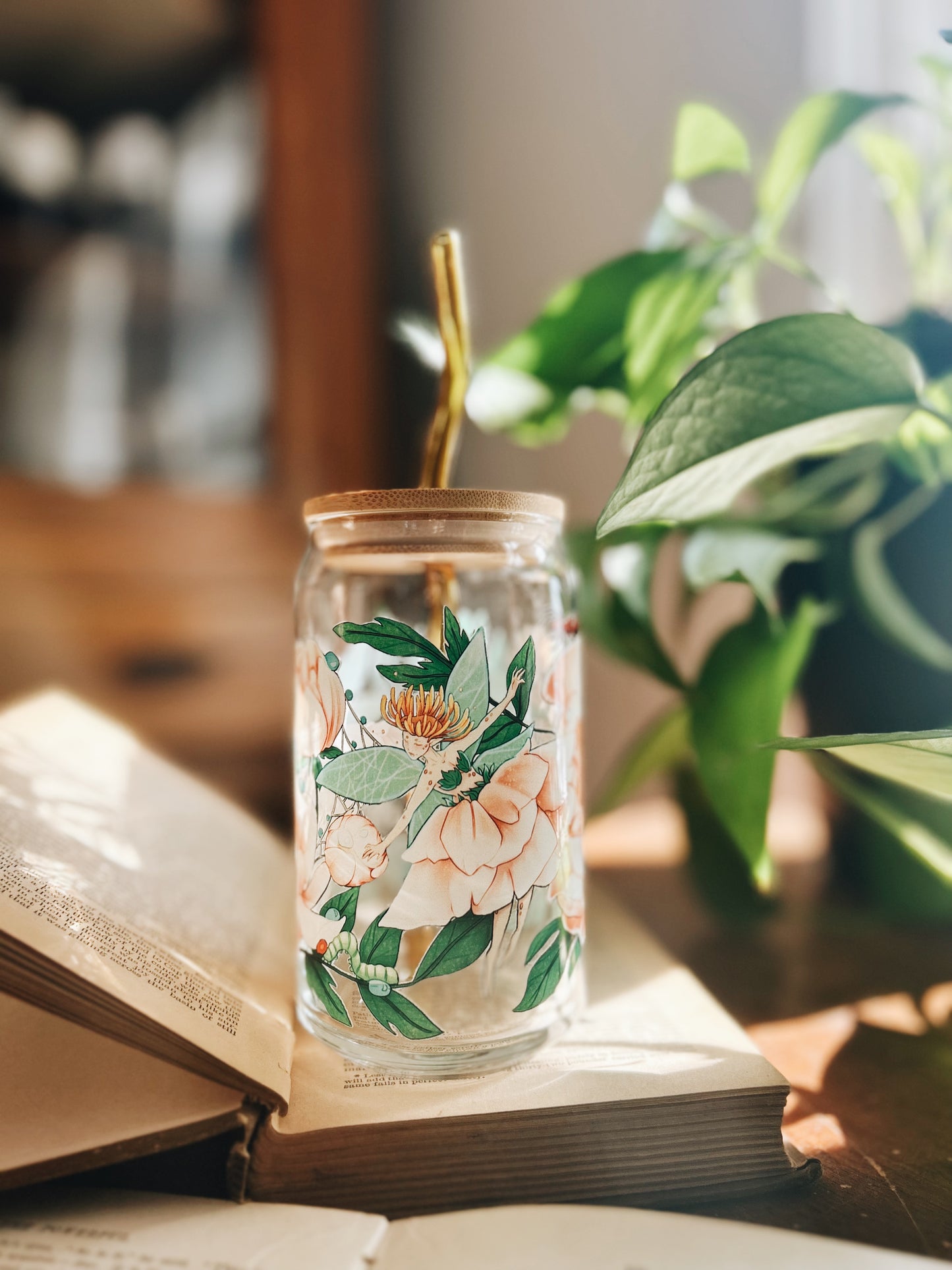 Peony Fey Glass